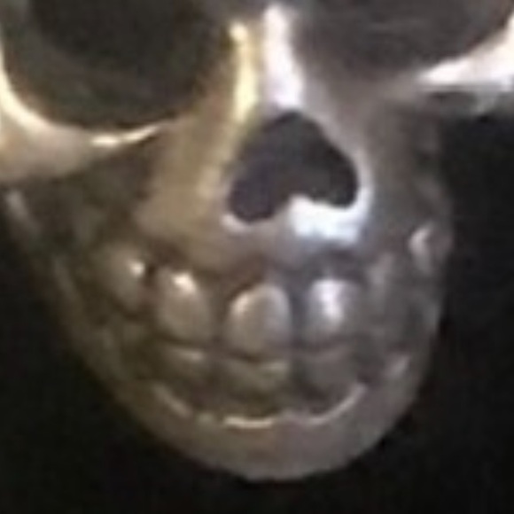 💀Skull 💀926 Stamp Sterling Silver Charm Halloween - Picture 8 of 16